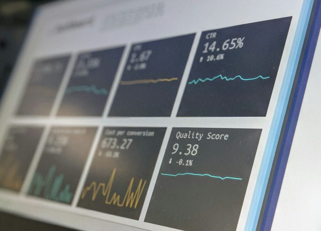 Laptop showing a conversion reporting dashboard used to check Meta Pixel and Conversions API tracking